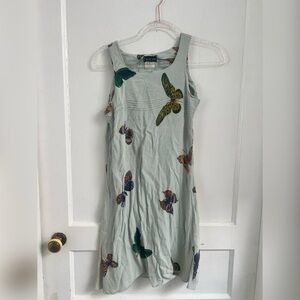 90s Y2K Vintage Laureate Butterfly Art to Wear Mini Dress  Size S